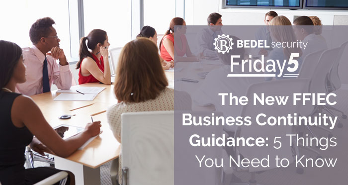 New FFIEC Business Guidance 2019